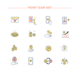 ポイント・ポイ活　アイコンセット