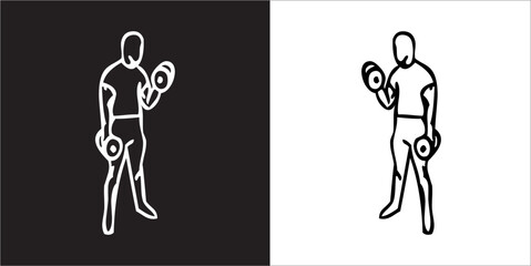  IIlustration Vector graphics of Workout Routine icon