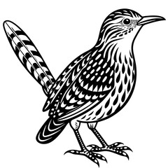 solid-silhouette-cactus-wren-animal-vector