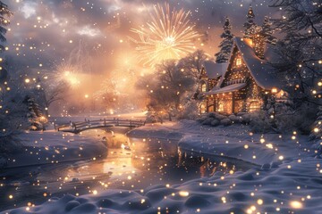 Winter Wonderland Fireworks Display