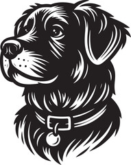 dog vector art illustration 
