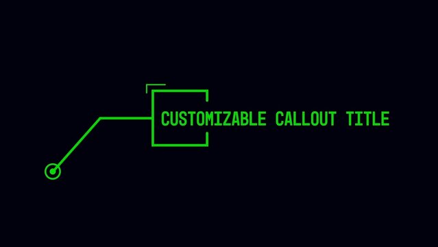 Futuristic Call Out Title