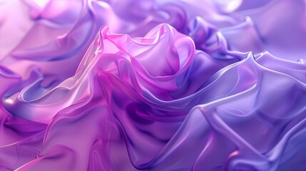 Obraz premium An abstract purple curved shape with soft edges and blurred details, set against a light background.