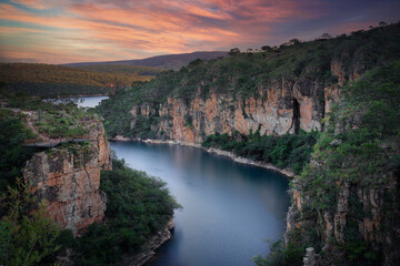 Capitolio and sunset