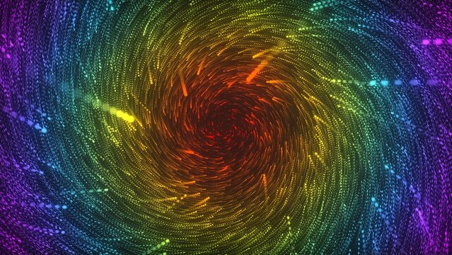 Rainbow Gradient Animated Particles Background (Customizable)