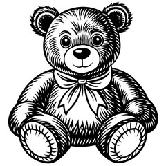 teddy-bear vector design 