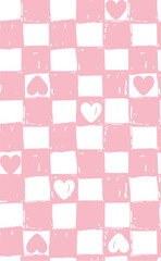 seamless pattern with hearts