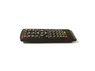 remote control isolated on white,black tv remote 