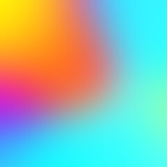 Colorful gradient abstract background. Color blur effect. Blurred colors. Colored backdrop and banner. Multi color soft and smooth wallpaper.