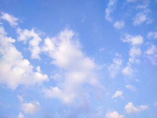 blue sky with clouds