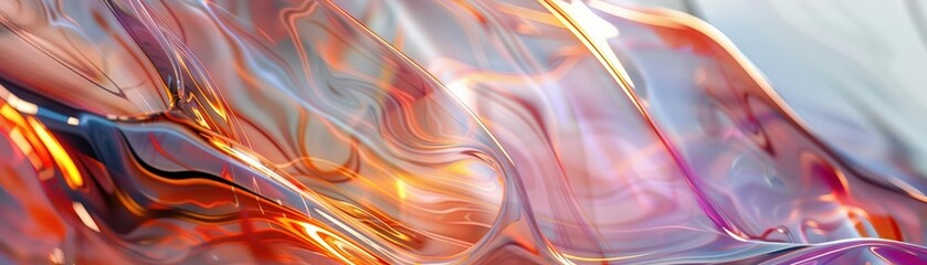 Naklejka premium 2024 design trends represented by AIgenerated abstract textures