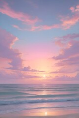 Fototapeta premium sunset at the beach