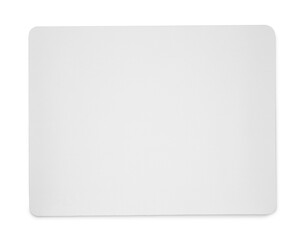 One mouse pad isolated on white, top view