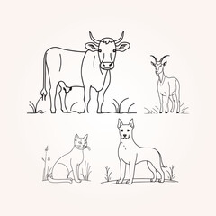 Dog Silhouette Vector Art, Icons, and Graphics