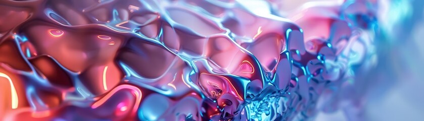 Renewable energy visualized with bright, abstract 3D models