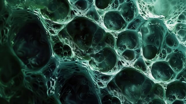 abstract biogenic background with organic shapes and natural textures digital art