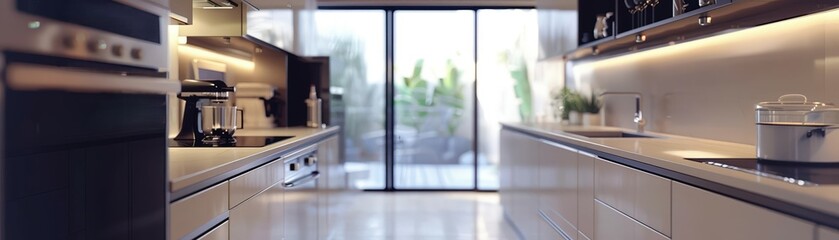 AIenhanced kitchen with smart appliances