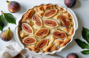 Fig and Cream Cheese Tart With Fresh Figs