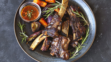 Roast with vegetables