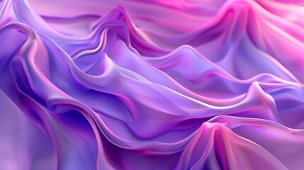Obraz premium An abstract purple curved shape with soft edges and blurred details, set against a light background.