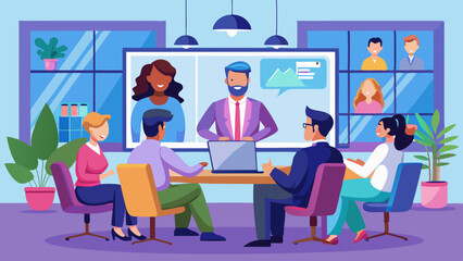 well-dressed-people-are-in-a-zoom-meeting