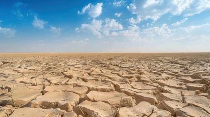 arid desert landscape for world day to combat desertification and drought