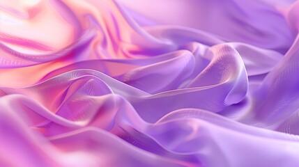 Fototapeta premium An abstract purple curved shape with soft edges and blurred details, set against a light background.