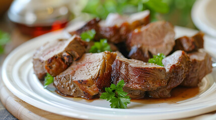 lamb chops with vegetables