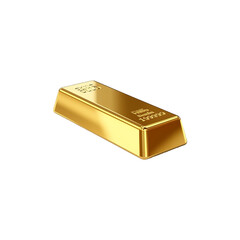 Gold bar realistic PNG