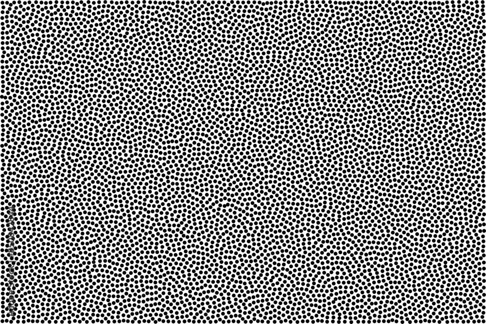 Poster halftone dotted background vector pattern. chaotic circle dots isolated on the white background. sea