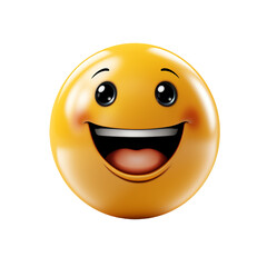 Fototapeta premium Smiley face emoji PNG