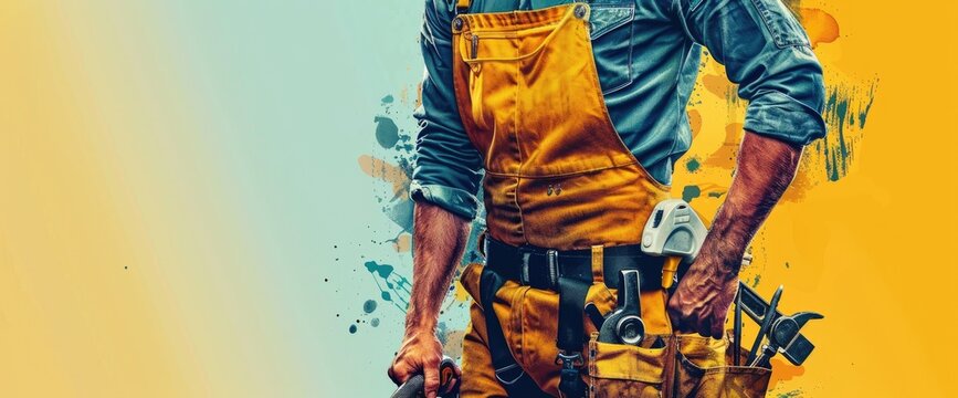 A handyman is a skilled craftsman who can do a variety of home improvement tasks, such as plumbing, electrical work, carpentry, and painting. AIGZ01