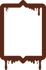Melted Chocolate Frame