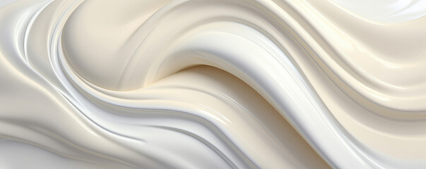 Luxurious Creamy Swirls Abstract Background
