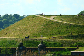 bison bastion in the lower town in the lower town in Gdańsk, two "stone maiden" towers in front © JAROSLAW PIWOWARSKI