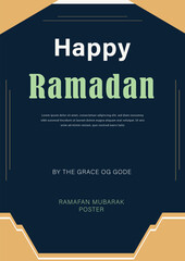 Ramadan kareem flyer template