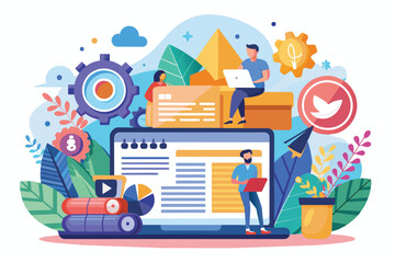 Naklejka premium social media cover