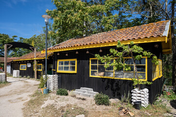 CAP FERRET (Bassin d'Arcachon, France). Cabane ostréicole en bois