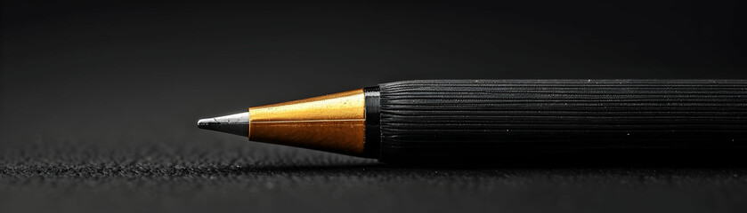 Obraz premium A note taking essentials oriented pen symbol with ample copy space ideal for visualizing task lists morning notes and productivity strategies.