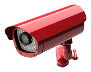 PNG Photo of a colorful CCTV camera surveillance electronics.