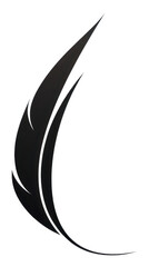 Obraz premium PNG Logo crescent animal black.