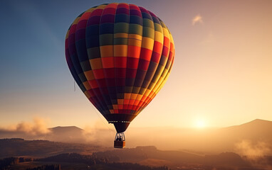 Fototapeta premium a hot air balloon