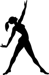 vector yoga silhouette 1