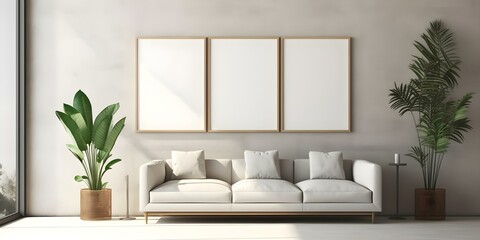 Designing an Interior Space with Gallery Wall Mockup Banners and Linear Blinds. Concept Gallery Wall Design, Mockup Banners, Linear Blinds, Interior Space, Design Inspiration