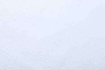 Obraz premium Texture of white fabric as background, top view