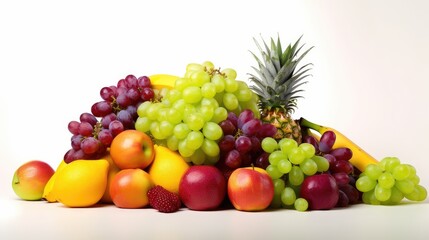 Colorful Assorted Fresh Fruits Arrangement