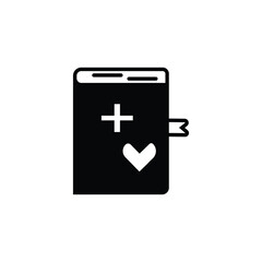 Obraz premium medical handbook vector type icon