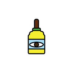 eye drop vector type icon
