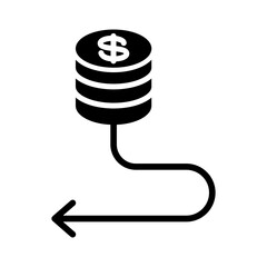 money donation icon vector design illustration template