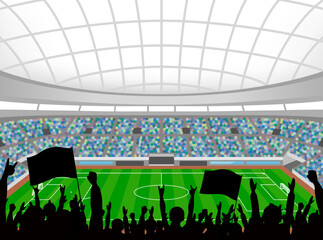 ドーム型サッカースタジアム © AQ-taro Images